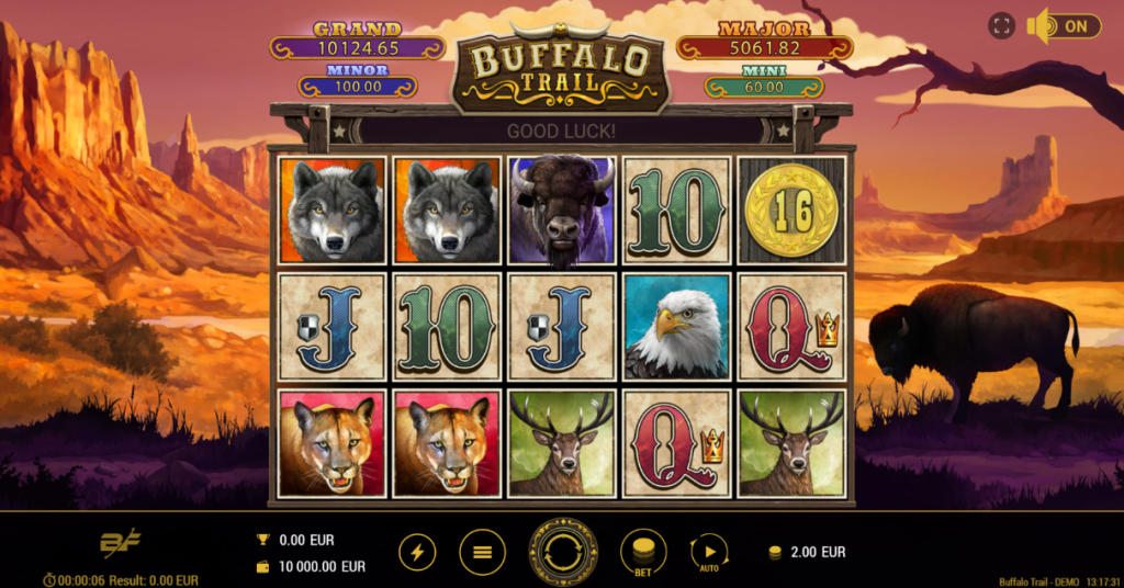 buffalo trail slot machine